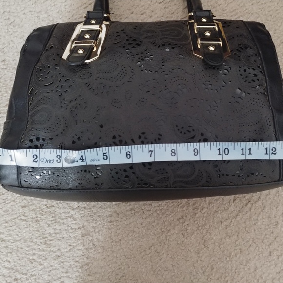 NWOT👜👜Black Satchel Handbag - Picture 6 of 8